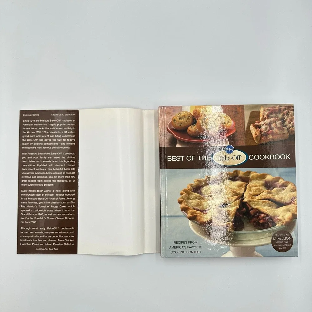Pillsbury Best of the Bake-Off Cookbook 2008 Hardcover Wiley DJ Very Good‎